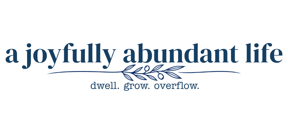 a joyfully abundant life