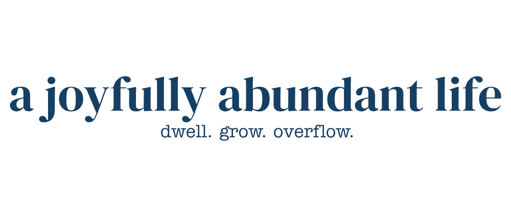 a joyfully abundant life